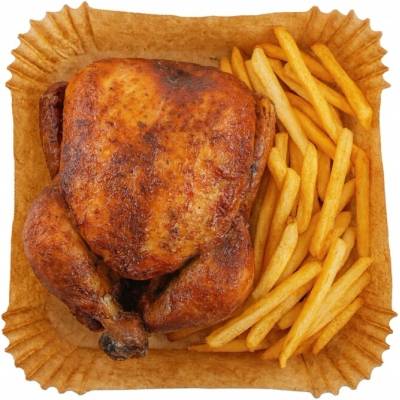 Pečicí Papír Organizér do AIR Fryer 20 CM 100 Kusů Beztuková Fritéza
