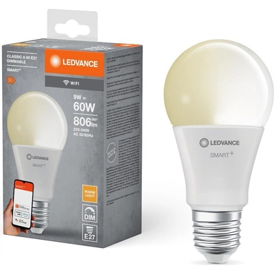 Ledvance SMART+ WiFi CLASSIC A 60 FR 9W/DIM E27