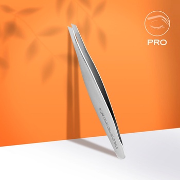 STALEKS Пинсета за вежди скосена Expert 20 Type 4 (TE-20/4)