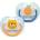 Philips Залъгалки Philips Avent Ultra Air Happy 0-6м сини с плод и мече (Ultra Air Happy)