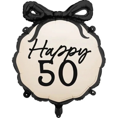 PartyDeco Fóliový balón Happy ''50''
