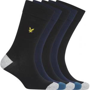 Lyle and Scott Чорапи Lyle and Scott Men's Crew Socks - Black/Peacoat