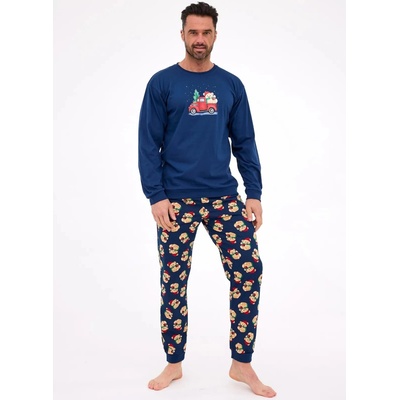 Cornette pánske pyžamo 115/290 Teddy Christmas
