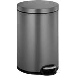 EKO-Europe Кош за отпадъци EKO SERENE с педал (12 л) - графит (EKO 921512 - Platinum)