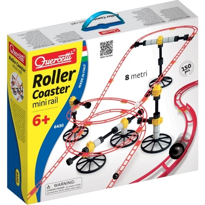 Quercetti 6430 Roller Coaster Mini Rail 150 ks