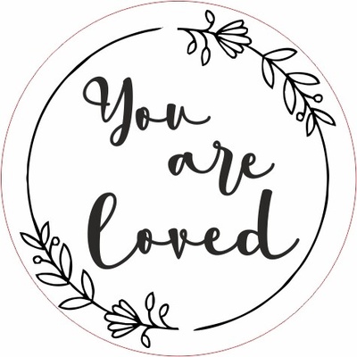 koženkový štítok you are loved Materiál/farba: Hnedá koženka