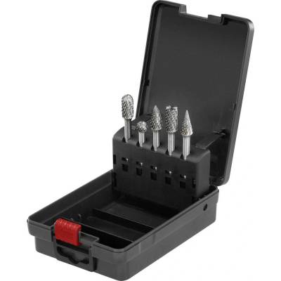 TOOLCRAFT TO-9913158 frézovací kolík Vnější Ø 10 mm Ø hřídele 6 mm 5dílná