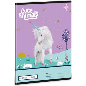 Ars Una Cute Animals Unicorn 25 (5448) A5 20-32 книжка 53614483 (53614483)