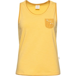 Chillaz Дамски топ Chillaz Women's Karpathos Flower Pocket Top - Yellow - размер 38 (EU) (916-6251-0214)