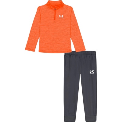 Under Armour Детски комплект Under Armour quarter Zip Set Infant Boys - Blaze Orange