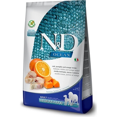 N&D Ocean Cod Pumpkin & Orange Adult Medium & Maxi 12 kg