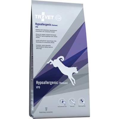 Trovet 2x10kg Хипоалергенна храна за кучета с елен VPD суха Trovet