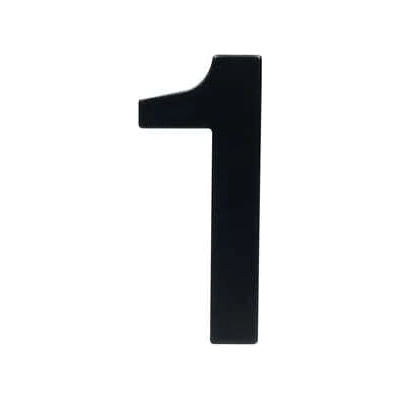 Nerezové číslo ve 2D provedení, výška 95 mm, znak "1"