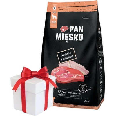 Pan Mięsko Teľacie mäso s morkou XL 20 kg