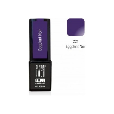 GlamLac Gel lak fialový 221 Eggplant Noir 6 ml