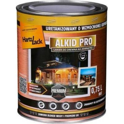 Bezbarvý matný lak HartzLack 0,75 l pro venkovní použití na dřevo