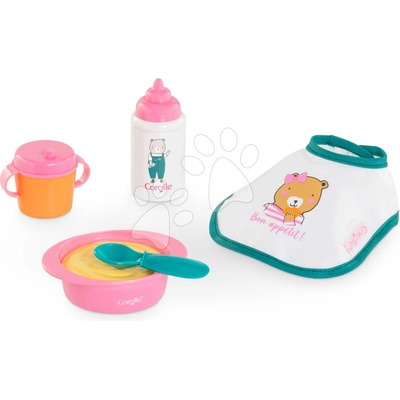 Corolle Obedová pre bábiku Small Mealtime Set pre 30 cm bábiku 5 doplnkov od 18 mes