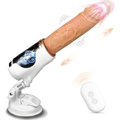 Paloqueth Realistic Dildo Fuck Machine with Vibrations & Remote Control Skin