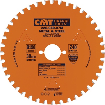 CMT Industrial Pílový kotúč na železo - D216x2,2 d30 Z48 HM C22604709M