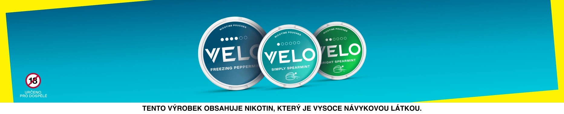 Nikotinové balíčky VELO Nikotinové balíčky VELO