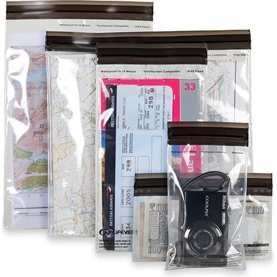 Púzdro LifeVenture LocTop bags 3-pack - vodotěsné obaly na dokumenty
