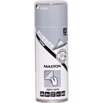 Maston Rubber guma v spreji 400 ml strieborná metalický
