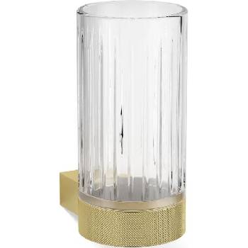 Decor Walther Чаша за четки за зъби Club релефна стенна златна мат (0857582)