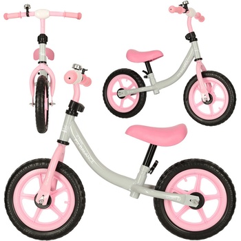 KIK Trike Fix Balance bielo ružový