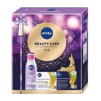 Nivea Womens Beauty Care Gift Set (Micellar Water 200ml + Day Cream 55+ 50ml + Night Cream 55+ 50ml)