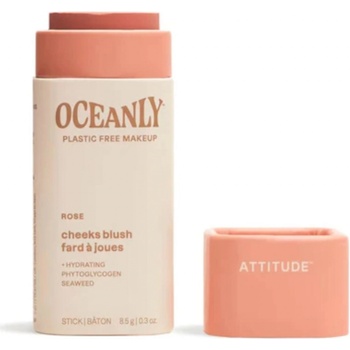 Attitude Oceanly Tuhá krémová tvářenka Rose 8,5 g