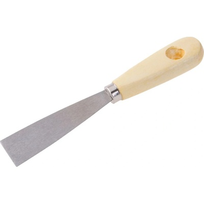 LEVIOR Špachtle ocelová, 30mm, dřevěná rukojeť