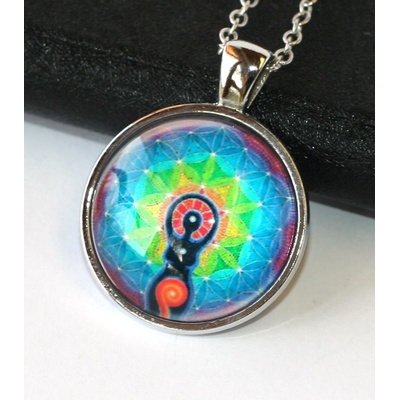 Fashion Jewerly Řetízek Amulet Květ života, Merkaba, Mandala, Ženství 1941