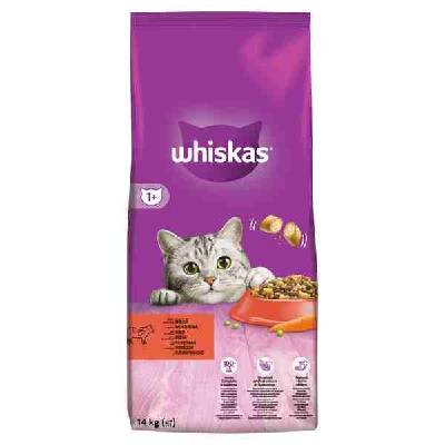 Whiskas Adult s hovädzím mäsom 14 kg