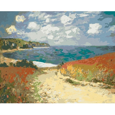 Zuty Malování podle čísel CESTA DO POURVILLE CLAUDE MONET