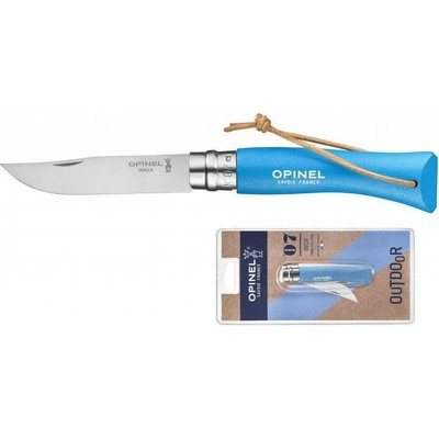 Opinel N°07 Trekking 8 cm azurový v blistru 002264
