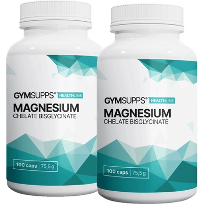 GymSupps Magnesium Chelate Bisglycinate 100 kapsúl