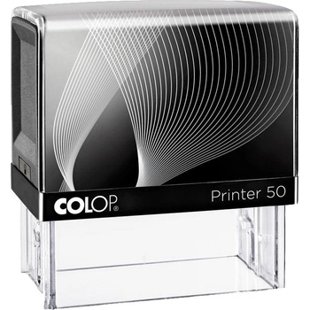 Colop Печат Printer 50, правоъгълен, 30 x 69 mm, черен (1085120050)