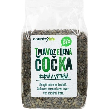 Country Life Bio Čočka tmavozelená 0,5 kg