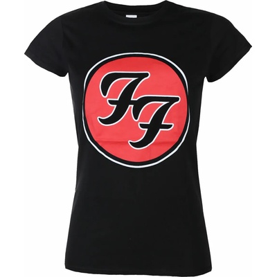 ROCK OFF дамска тениска Foo Fighters - Лого - ЧЕРЕН - ROCK OFF - FOOTS04LB