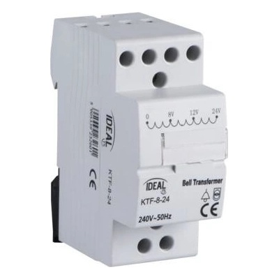 Zvonkový transformátor 220-240V/8,12,24VAC Kanlux KTF-8-24 23260