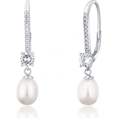 JwL Luxury Pearls luxusní stříbrné s pravými perlami JL0717