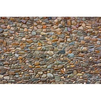 DIMEX ART s. r. o Флизелинов фототапет стена с камъчета 375 x 250 см