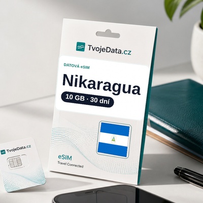 eSIM Nikaragua 10 GB / 29 dní