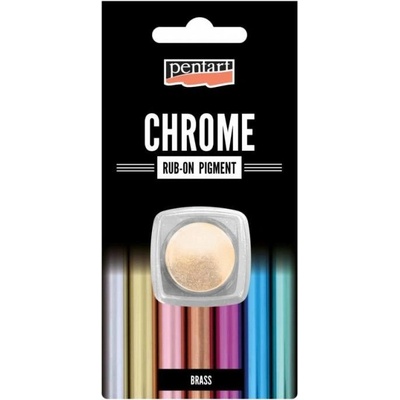 Zalešťovací pigmentový pudr CHROM efekt 0,5g BRONZ