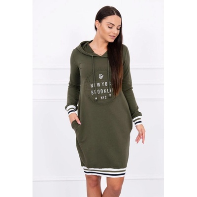 Brooklyn Mondo Italia šaty MI62095 khaki