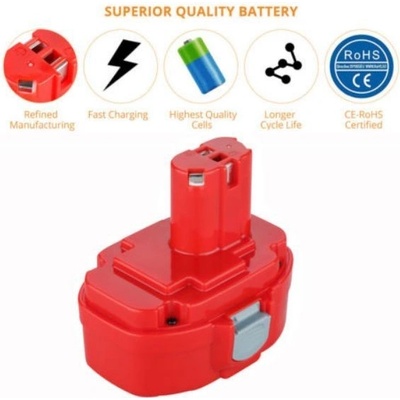 TOPTECHNOLOGY 3000mAh 14,4V pro AKU Makita 1422, 1433, 1434, 1435, 192600-1, 192699-A, 193158-3, 193159-1 - neoriginální