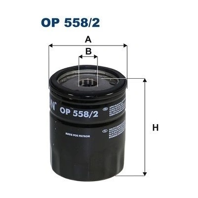 FILTRON Olejový filter OP 558/2