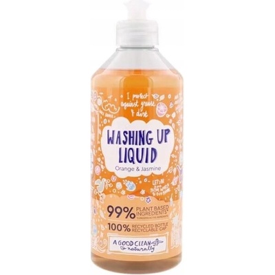 A Good Clean Tekutý prostriedok na umývanie riadu Orange & Jasmine 500 ml