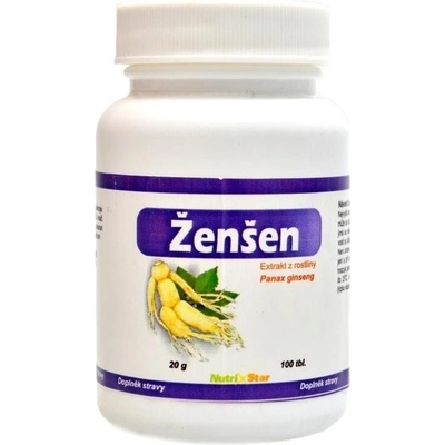 NutriStar Ženšen ginseng 100 tablet