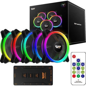 Darkflash DR12 Pro 5-in-1 RGB Computer Fan Set